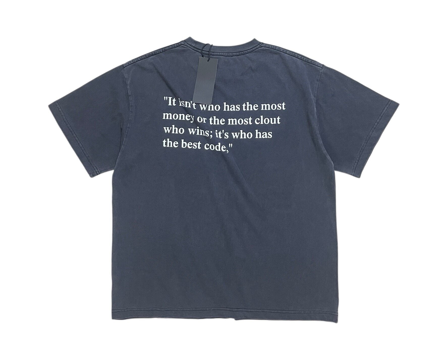 Satoshi Nakamoto Multicolor Code Logo Tee