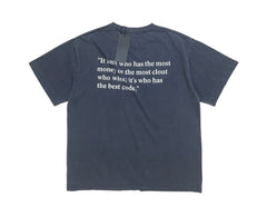 Satoshi Nakamoto Multicolor Code Logo Tee