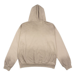 Satoshi Nakamoto Studded Logo Faded Hoodie