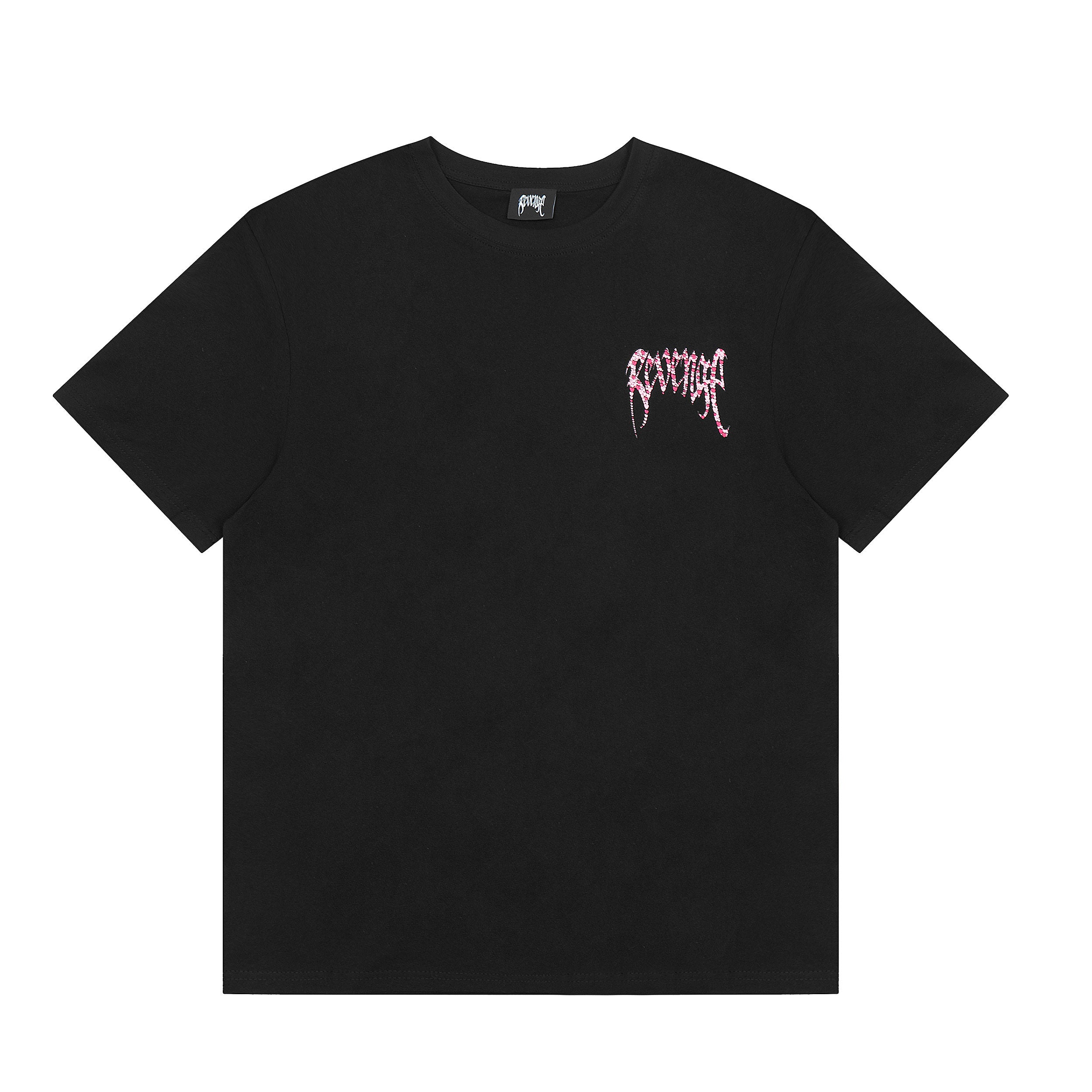 Revenge Pink Gradient Script T‑Shirt