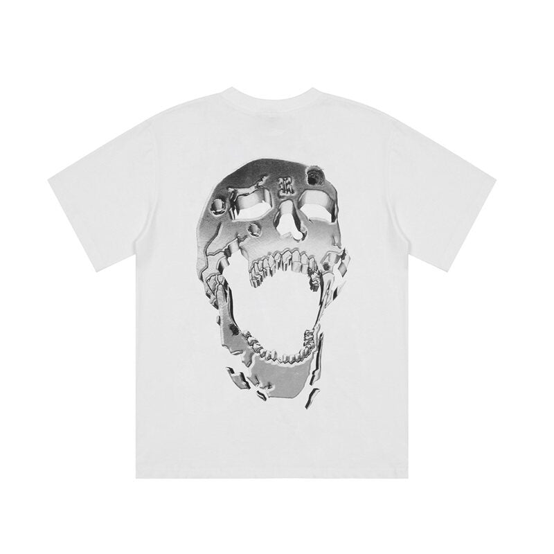 Revenge Chrome‑Effect Graphic T‑Shirt