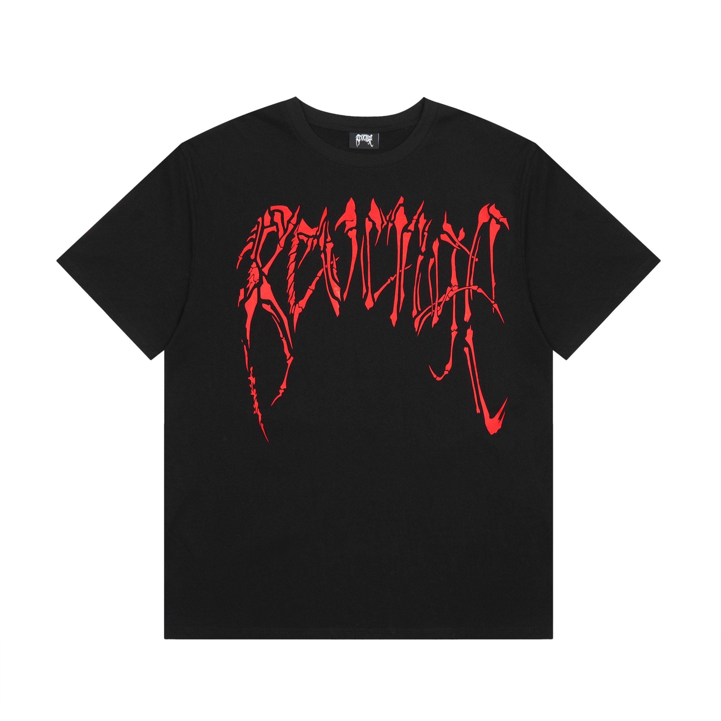Revenge Large Skull Graphic T‑Shirt