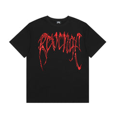 Revenge Large Skull Graphic T‑Shirt