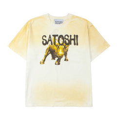 Satoshi Nakamoto Bull Graphic Tie‑Dye T‑Shirt