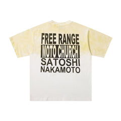 Satoshi Nakamoto Wrench Cross Tie‑Dye Tee