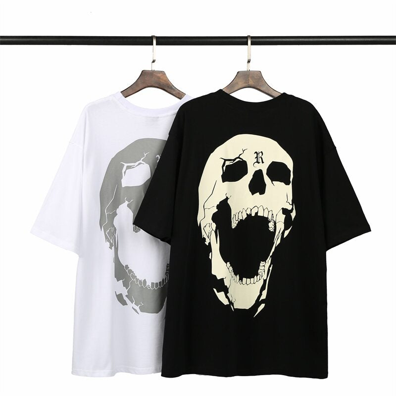 Revenge Bone‑Font Street‑Wear T‑Shirt