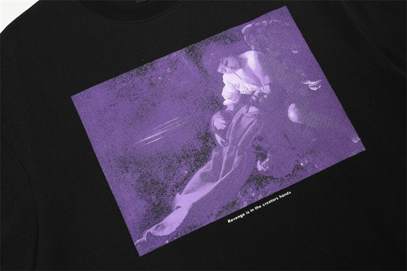 Revenge Vintage Art Graphic T‑Shirt