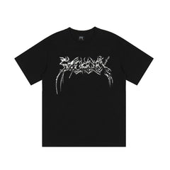 Revenge Gothic Bone‑Graphic T‑Shirt