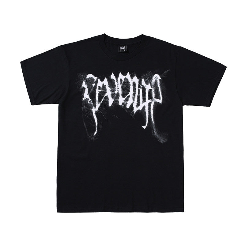 Revenge Ghost Skull Back‑Print Tee