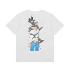Revenge Bird‑Figure Graphic T‑Shirt