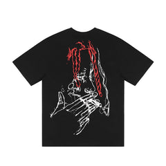Revenge Hand‑Drawn Art Graphic T‑Shirt