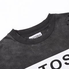 Satoshi Nakamoto Box Text Vintage T‑Shirt