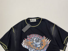 Satoshi Nakamoto Vintage Helmet Print Tee