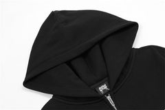 Revenge Dual‑Print Full‑Zip Hoodie