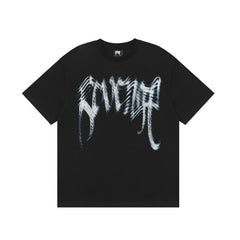 Revenge Distorted Effect Graphic T‑Shirt
