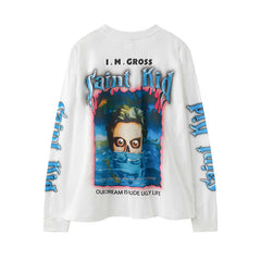 SSSAINT LOUIS I.M.Gross Chest‑Print LS Top