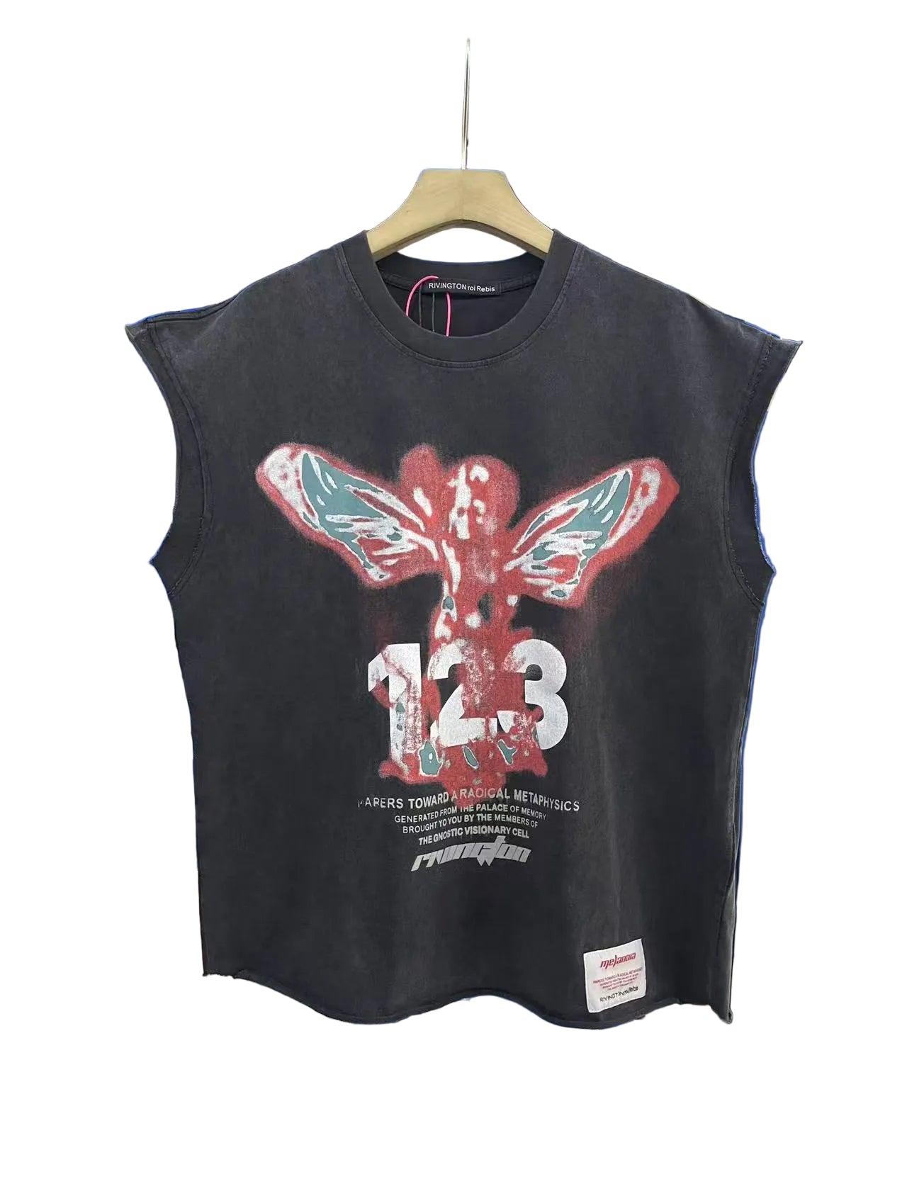 RRR123 Angel Graphic Sleeveless Tee
