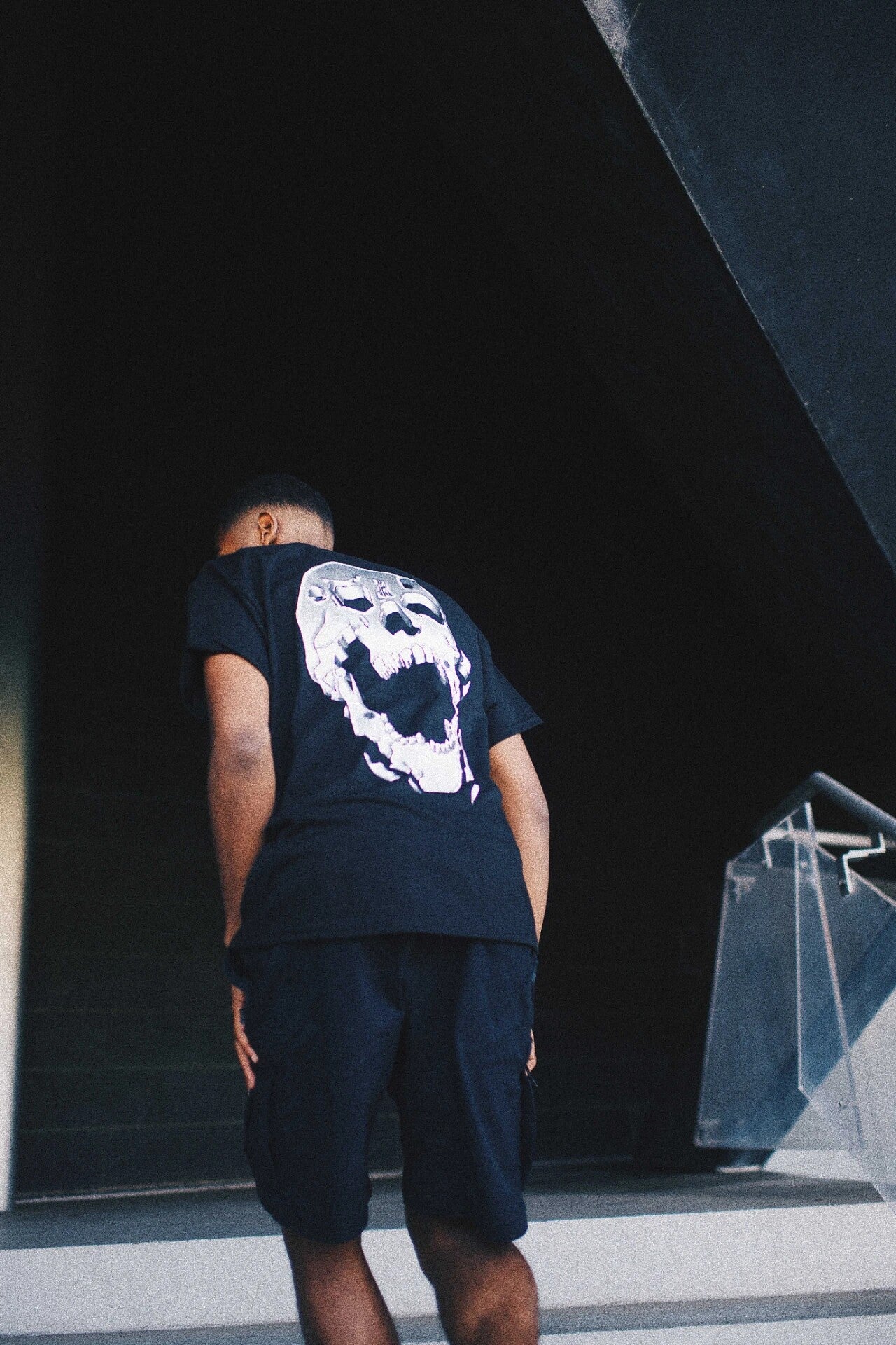 Revenge Chrome‑Effect Graphic T‑Shirt