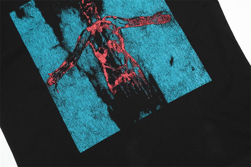 Revenge Retro‑Print Street‑Wear T‑Shirt