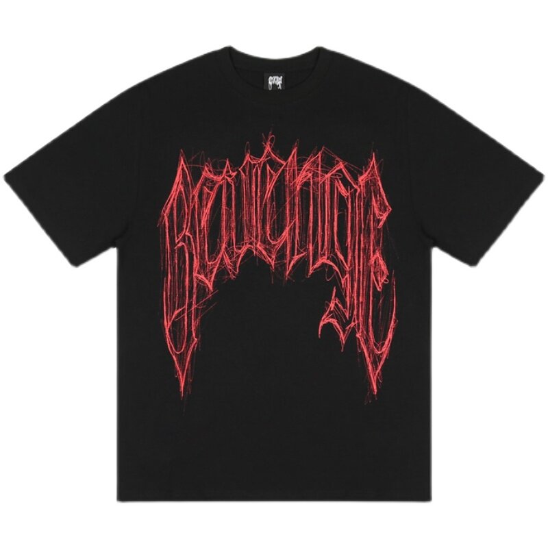 Revenge Hand‑Drawn Art Graphic T‑Shirt