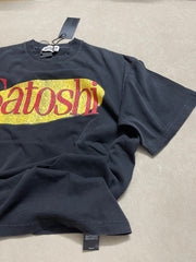 Satoshi Nakamoto Oval Logo Graphic Tee