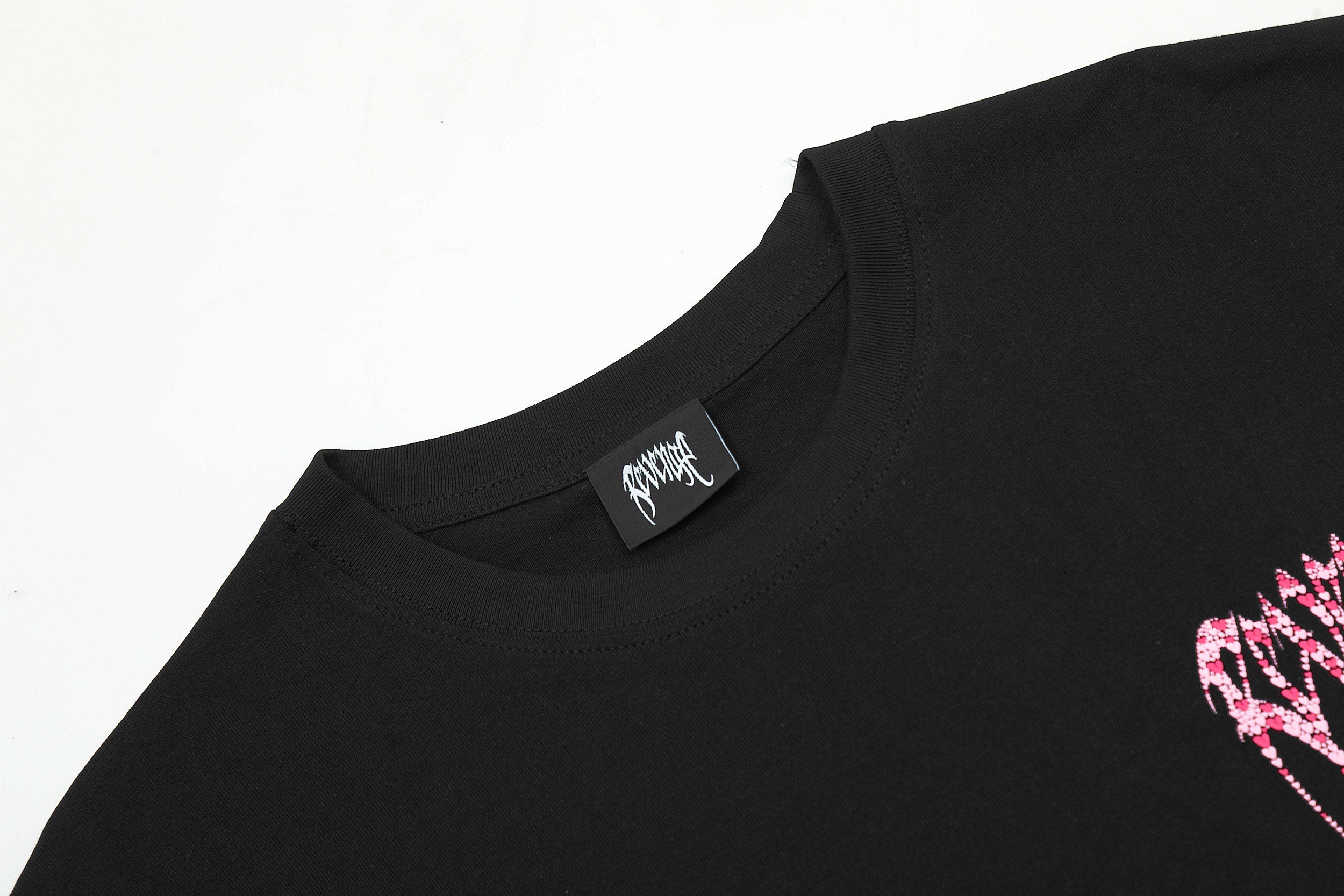 Revenge Pink Gradient Script T‑Shirt
