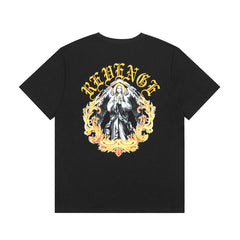 Revenge Ornate Angel Graphic T‑Shirt