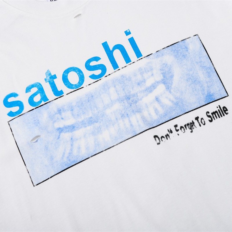 Satoshi Nakamoto Blue Box Graphic T‑Shirt