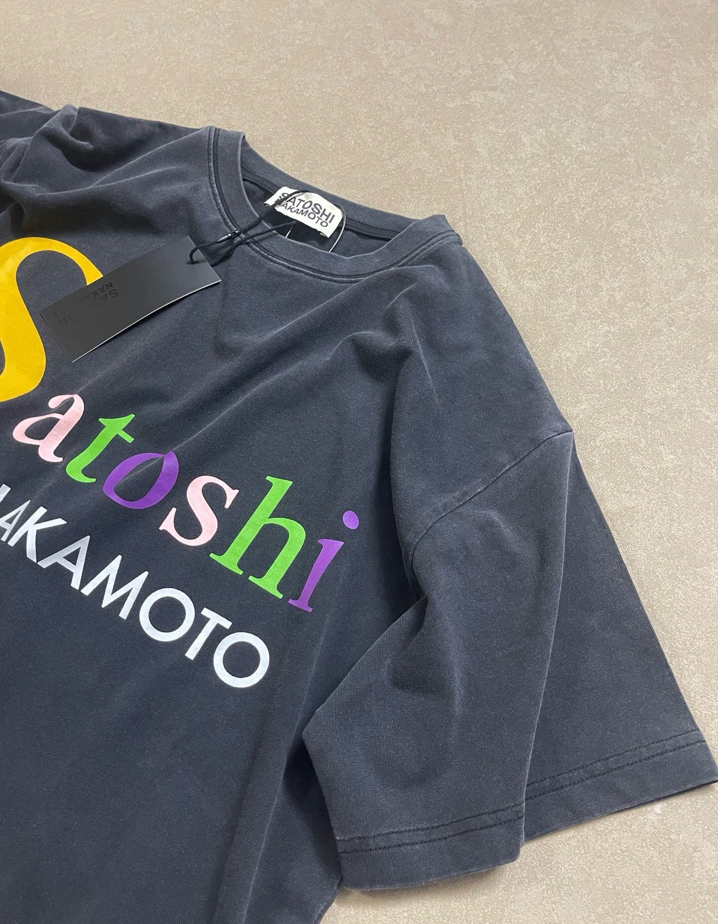 Satoshi Nakamoto Multicolor Code Logo Tee