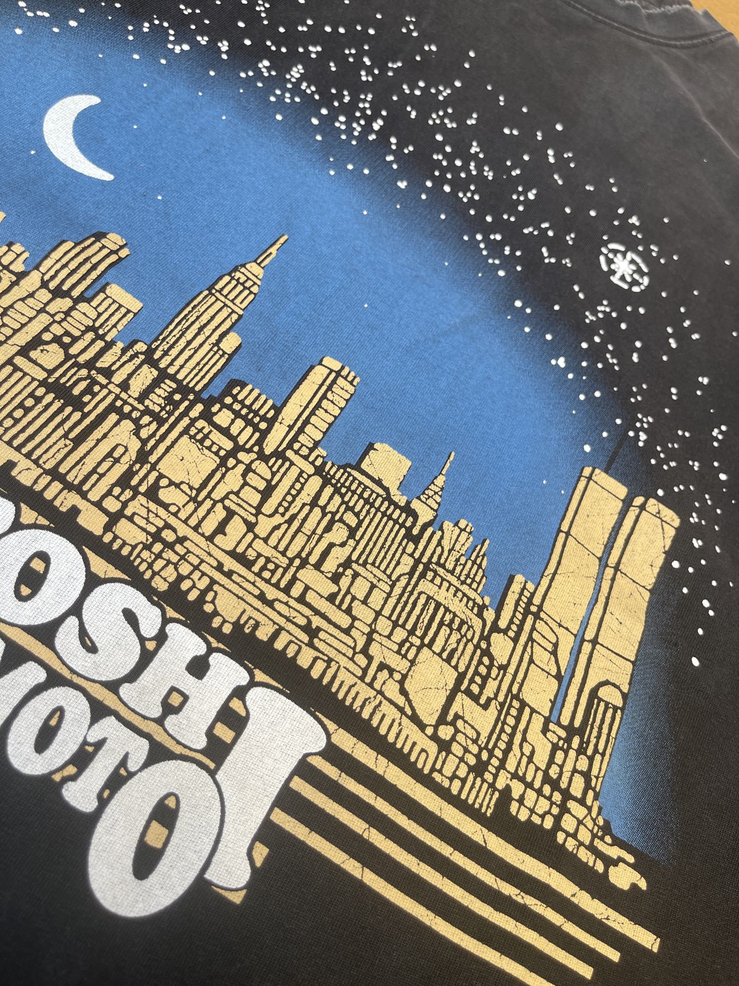 Satoshi Nakamoto Night City Skyline Tee