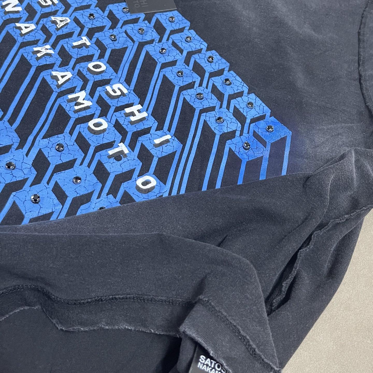 Satoshi Nakamoto 3D Cube Washed Tee