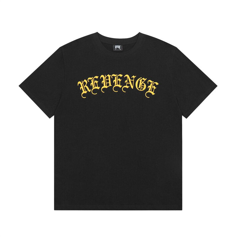 Revenge Ornate Angel Graphic T‑Shirt