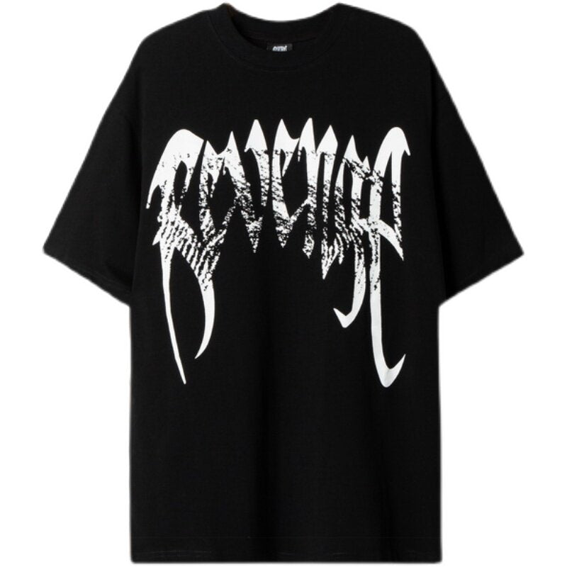 Revenge Worn‑Effect Graphic T‑Shirt