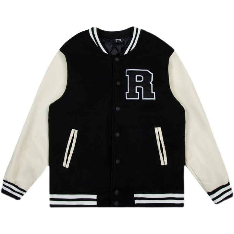 Revenge Gothic Logo Baseball Jacket