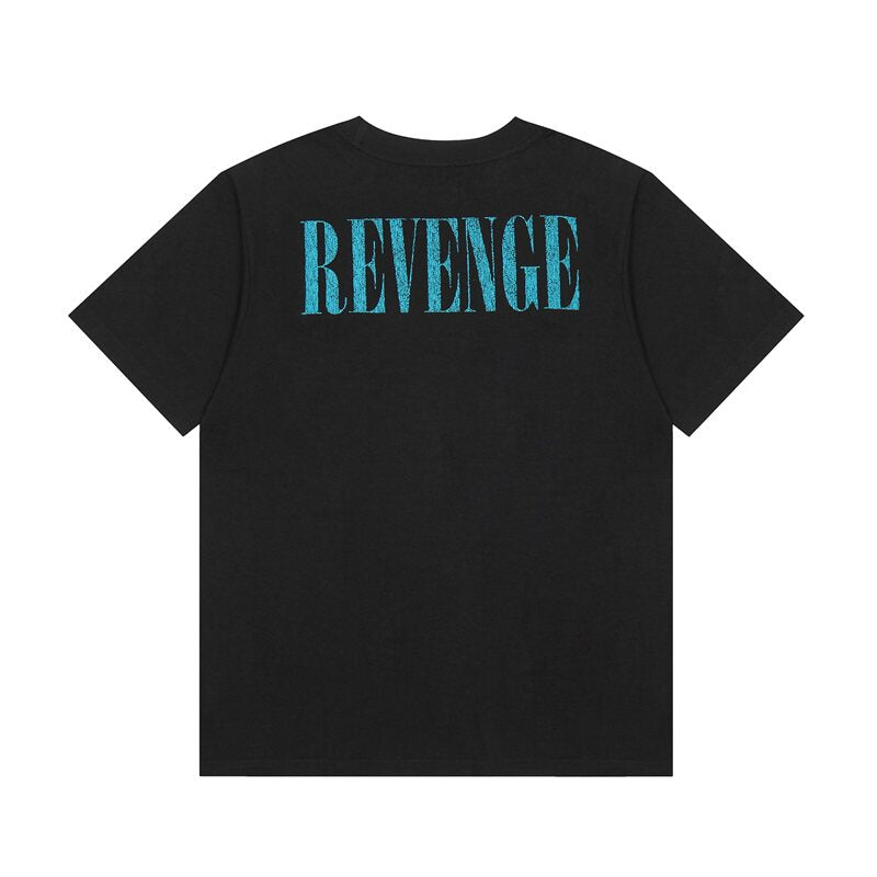 Revenge Retro‑Print Street‑Wear T‑Shirt