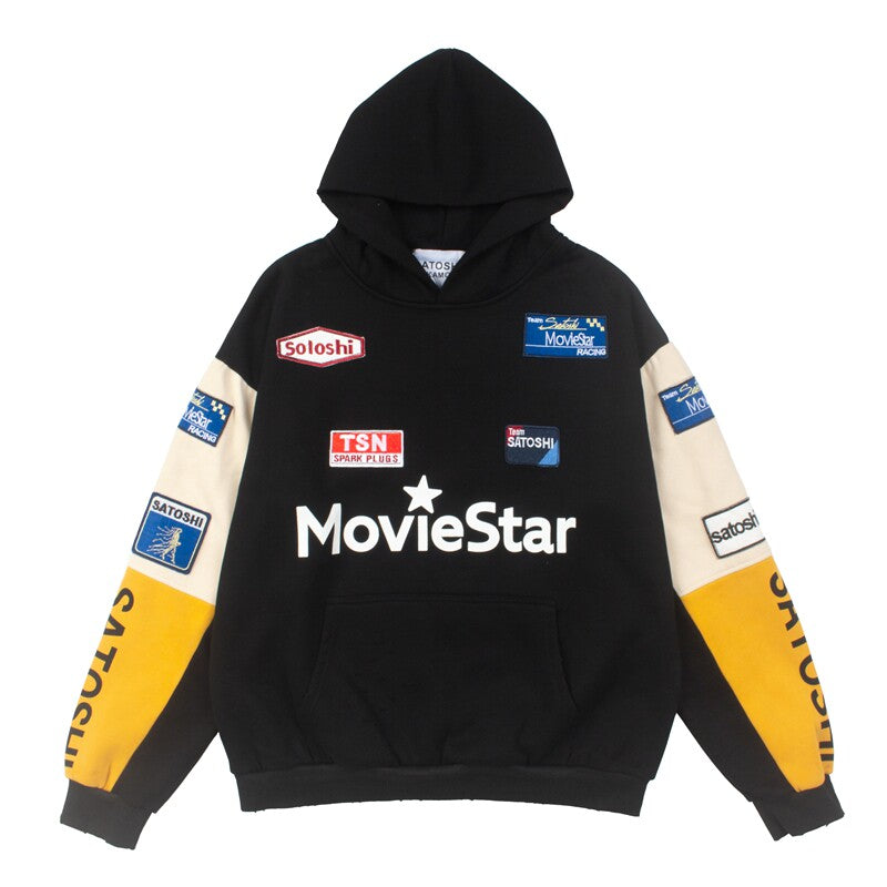 Satoshi Nakamoto Vintage Patch Hoodie