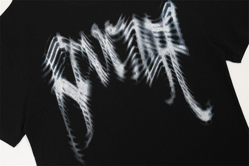 Revenge Distorted Effect Graphic T‑Shirt