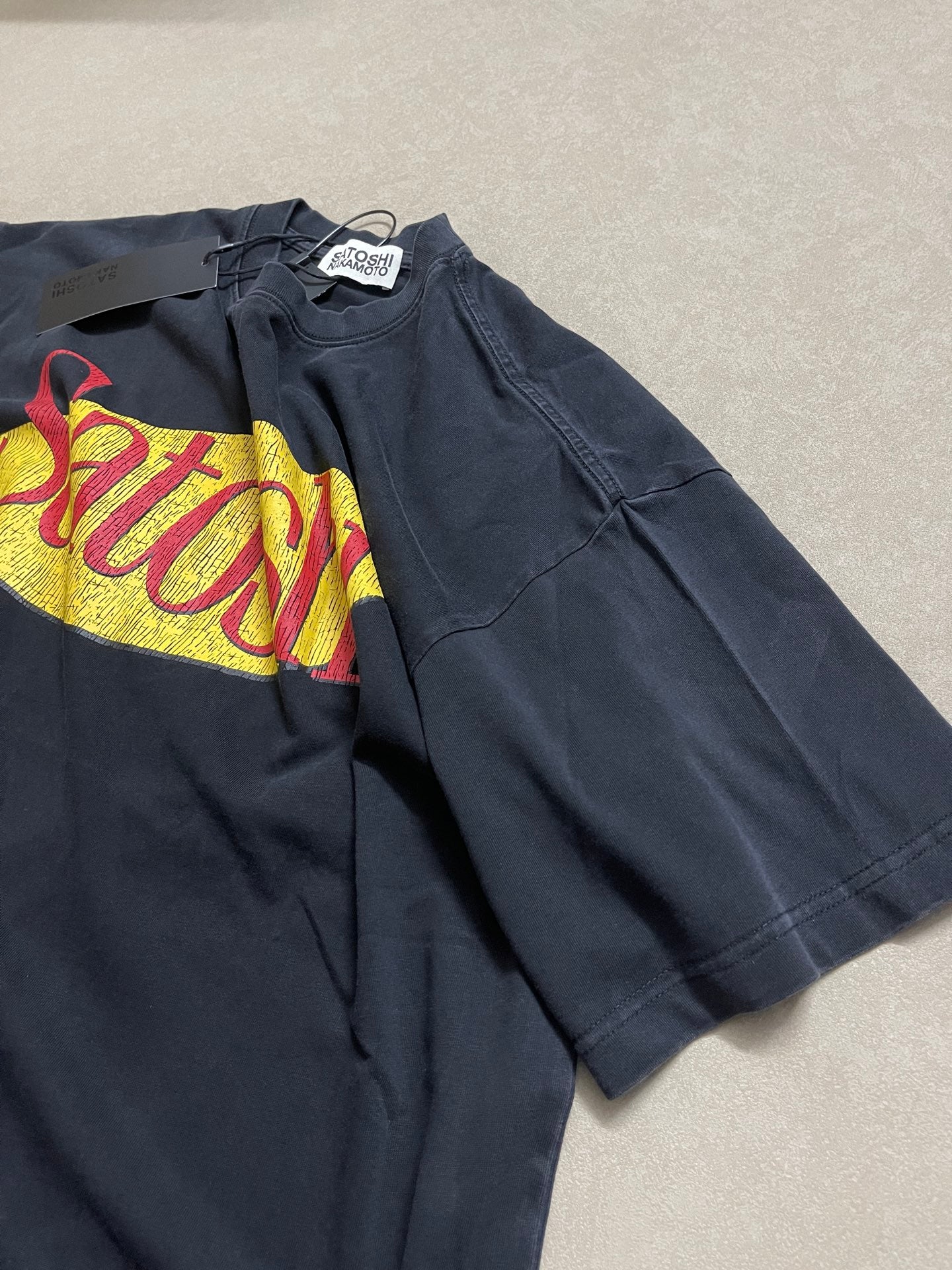 Satoshi Nakamoto Oval Logo Graphic Tee