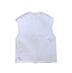 SSSAINT LOUIS Distressed Sleeveless Tee