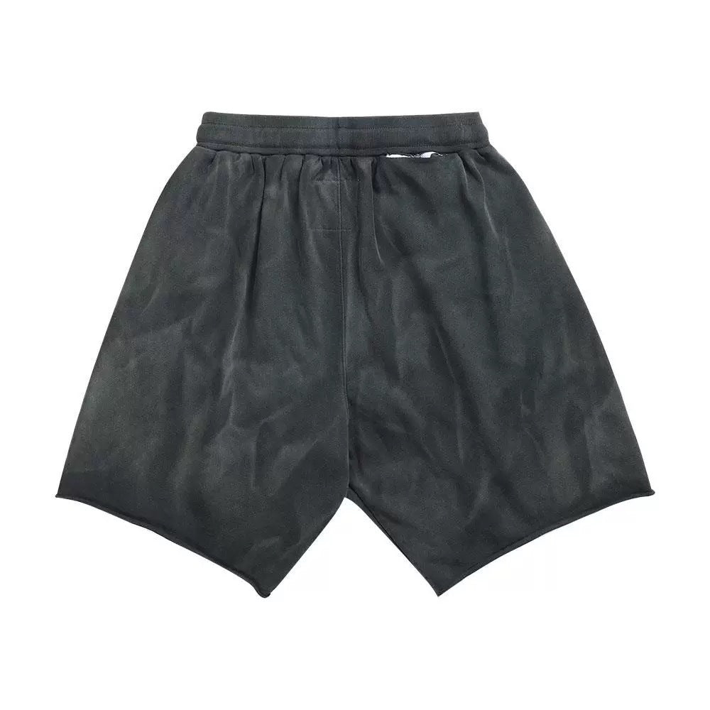RRR123 Raw‑Edge Deconstructed Shorts