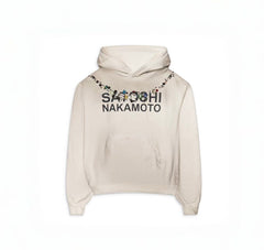 Satoshi Nakamoto Gem Embellished Hoodie
