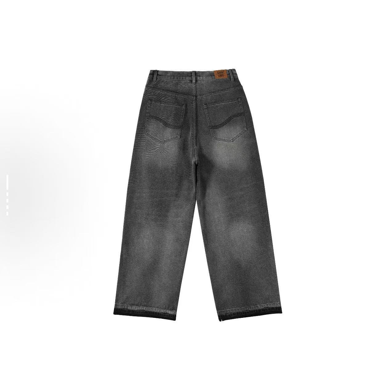 SSSAINT LOUIS Distressed Baggy Jeans