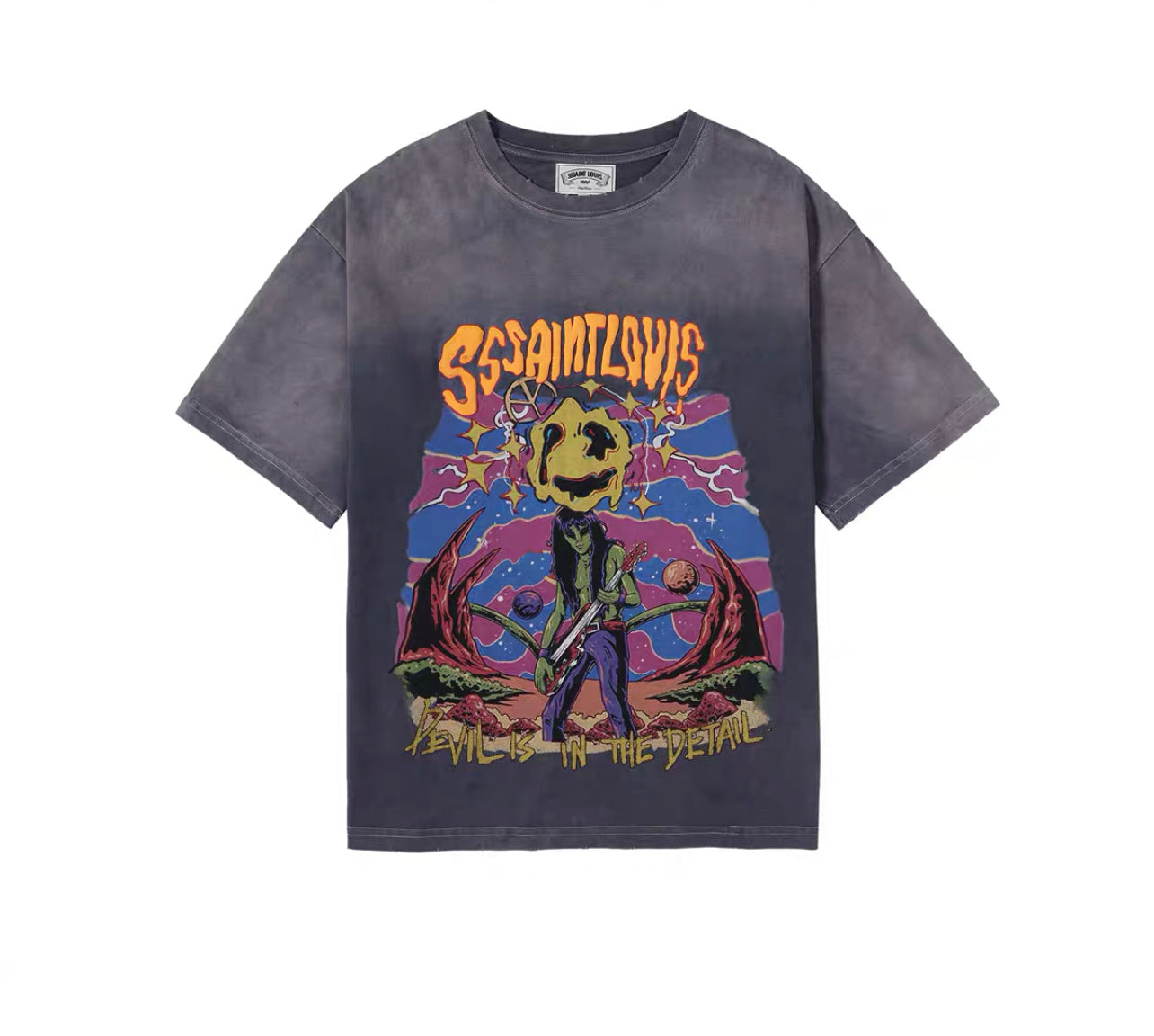 SSSAINT LOUIS Space Rock Vintage T‑Shirt