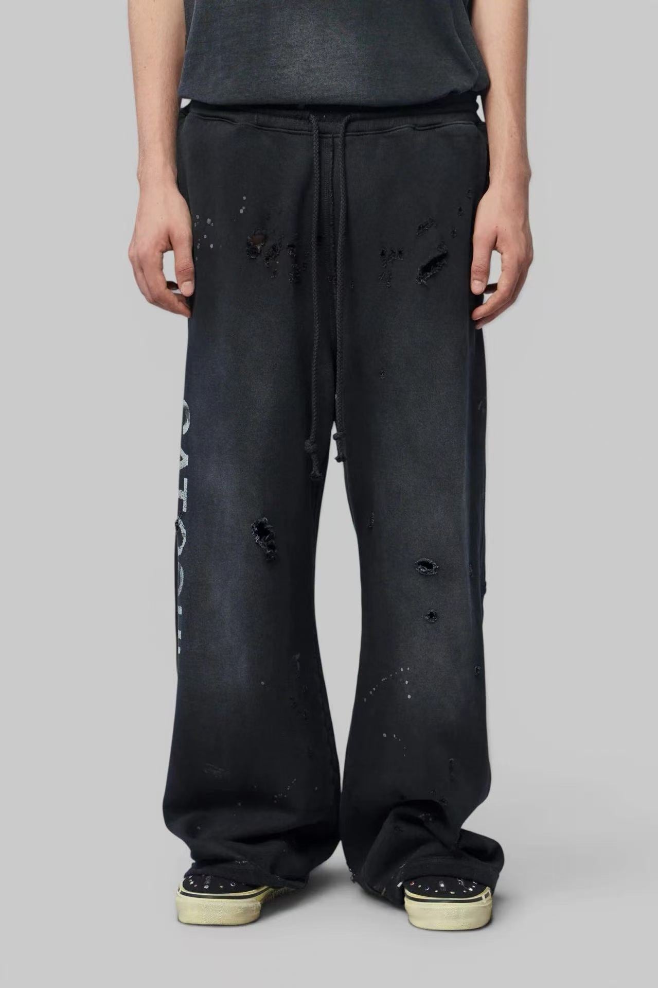 Satoshi Nakamoto Vertical Logo Sweat Pants