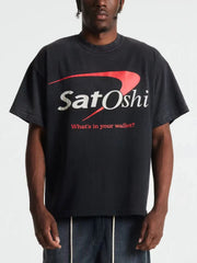 Satoshi Nakamoto Washed Vintage T‑Shirt