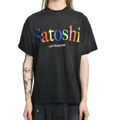 Satoshi Nakamoto Multicolor Logo Tee