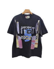 Satoshi Nakamoto Collage Letter Graphic Tee