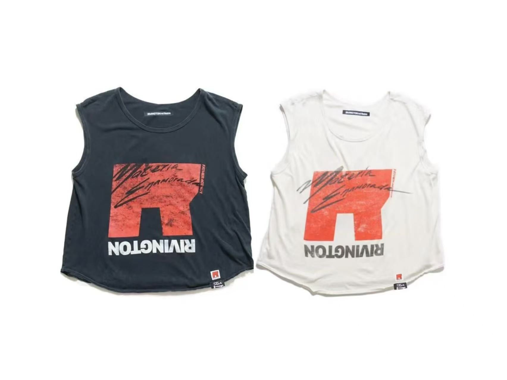 RRR123 R‑Logo Sleeveless Tank Top