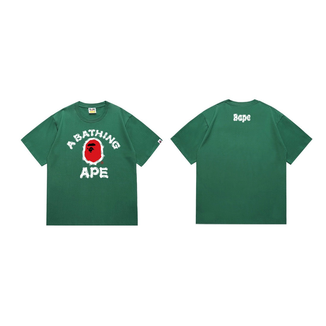 BAPE Green Logo Graphic T-Shirt