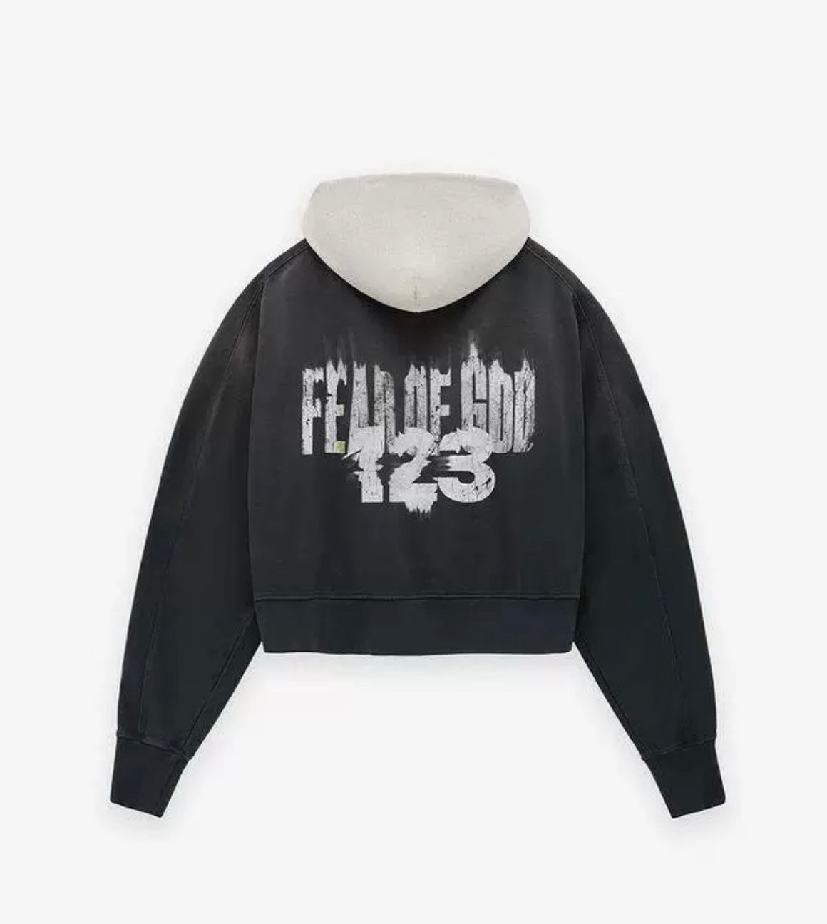 RRR123 Contrast‑Hood Sweatshirt